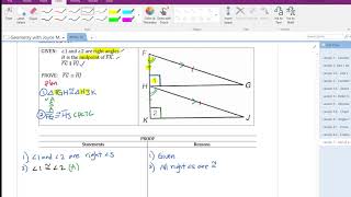 Lesson 7   Use of parallel lines and CPCTC in a Proof