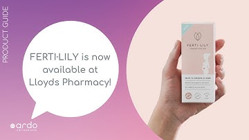 FERTI·LILY Conception Cup - now available from LloydsPharmacy