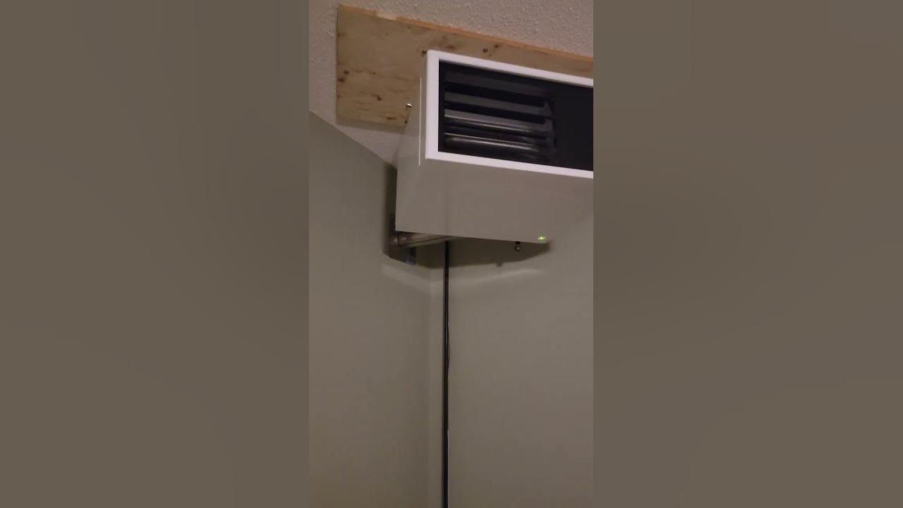 reznor garage heater 45k UDX install The Heating Ninja 2021 calgary