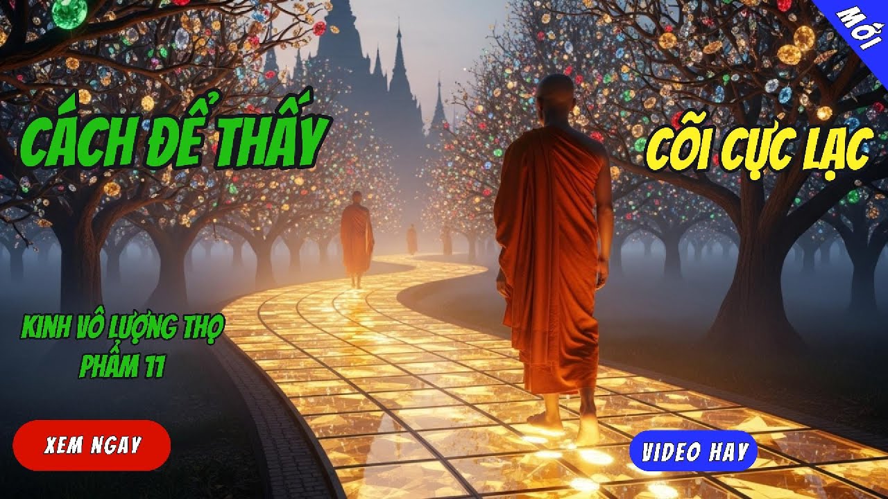 Bí Mật Phẩm 11 Kinh Vô Lượng Thọ: Cách Để Thấy Cõi Cực Lạc Ngay Trong Tâm Mình