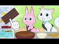 BABY PETS Kira y Ruby hacen una tarta de cumpleaños para Max 🎂 Recetas fáciles para niños
