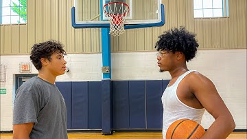 1 v 1 Against Trash Talker In Basketball Part 2 😡