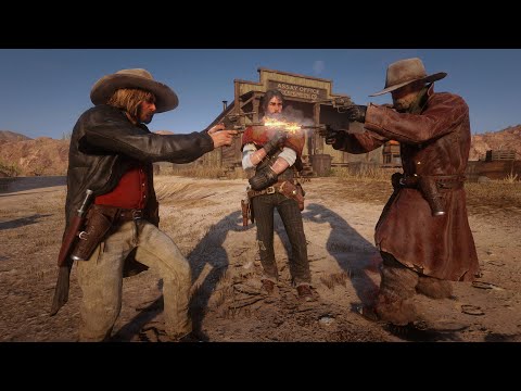 Video: Red Dead Redemption 2 Hráči Znovu Vytvořili Gang Van Der Linde Ve Online - A Micah Se Stále Dostává Do Střílení