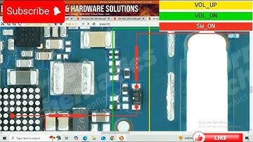 Samsung A52 (A525) power and volume keys diagram | samsung a525 buttons ways  circuits borneo