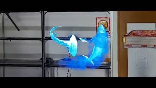 100cm 3D hologram fan advertising projector