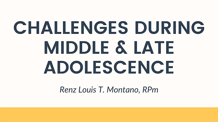 Challenges During Middle and Late Adolescence - Personal Development for Senior High School Students - DayDayNews