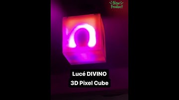 LucéDIVINO 3D Pixel Cube