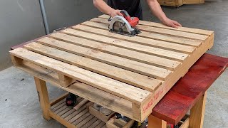 Compilation Of Smart Wood Processing Ideas From Wood And Pallets.wood Pallet Processing Project.