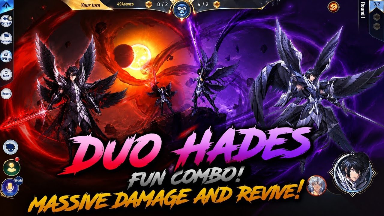 最終値下げ！ZEUSシャンプー HADESセット！ Saint Seiya: Awakening (KOTZ) - Duo Hades in Currently PvP Meta