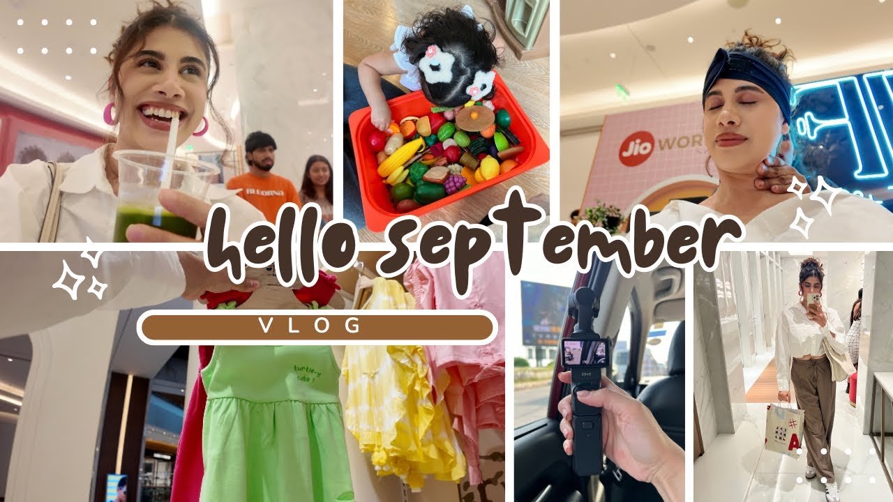 September's here! Matcha, shopping, and massage! ☕️