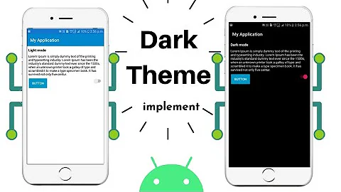 How do I enable dark theme on Android?
