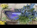 Cement Craft Ideas - Simple way to have a beautiful waterfall fish tank at home