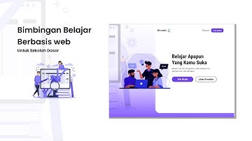 DEMO PROTOTYPE WEBSITE BIMBINGAN BELAJAR ONLINE UNTUK SISWA SEKOLAH DASAR MENGGUNAKAN FIGMA