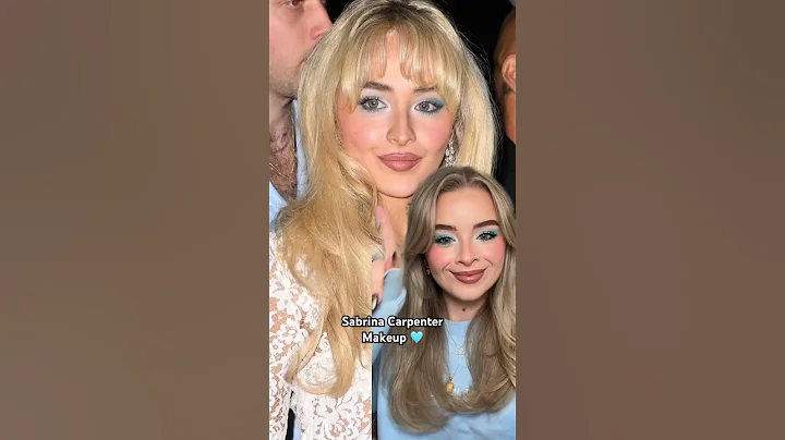 Sabrina Carpenter Makeup 🩵 #makeup #sabrinacarpenter #celebritymakeup