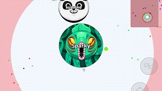 اقاريو - تجربة الباتل رويال فالتحديث الجديد 😱🔥 - دعستهم كلهم 😋 - Agar.io mobile - Battle royale screenshot 1