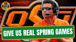 Mike Gundy Wants REAL Spring Games - So Do I (Late Kick Cut)