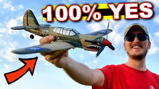 BRAND NEW!!! Eachine P-40 Fighter RC Plane RTF Under $110