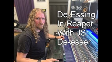 DeEssing In Reaper With JS De-Esser