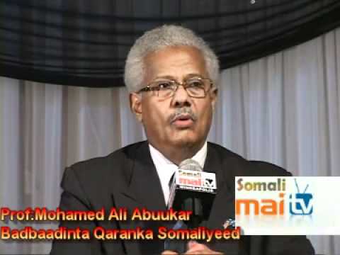 Prof:Mahamed ALi Abuukar oo kahadley Badbadinta Qa...