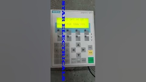 OP7 6AV3 607-1JC20-0AX1 Simatic  HMI - Siemens | Star Electricals