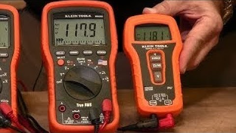 How To Use The Basic Meter Function Types of Voltage Selection