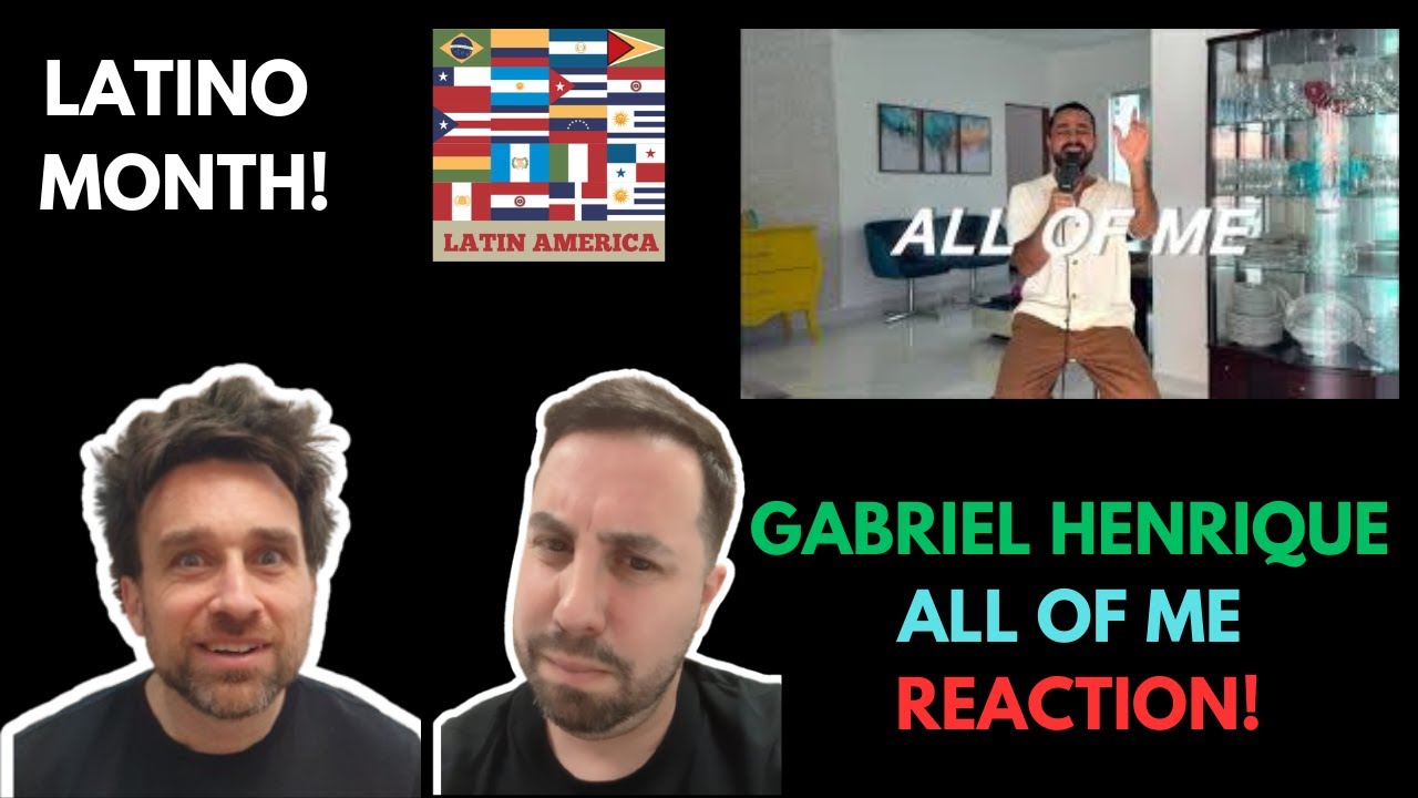 British Men React to Gabriel Henrique - All Of Me!