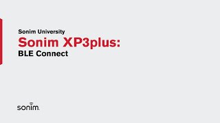 Sonim XP3plus - BLE Connect