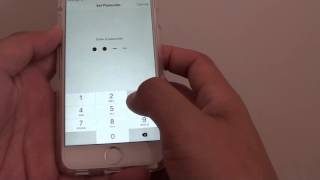iPhone 6: How to Set a Passcode on Lock Screen screenshot 4