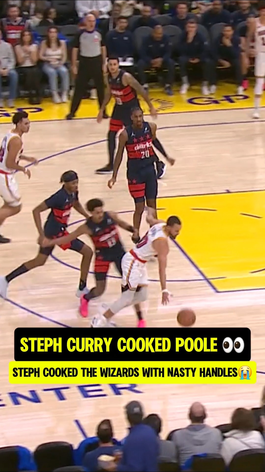 Steph moving like he's in 2k?