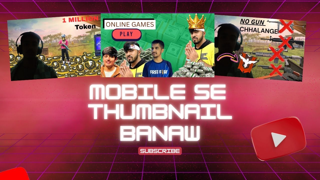 Make Thumbnail in Mobile || Easy Way || Canva || Free Fire || 