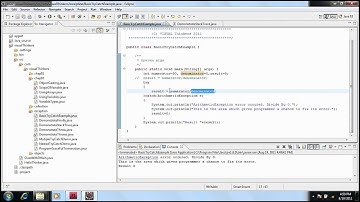 easyjavatutorials.in | Using Try catch block (In Hindi)