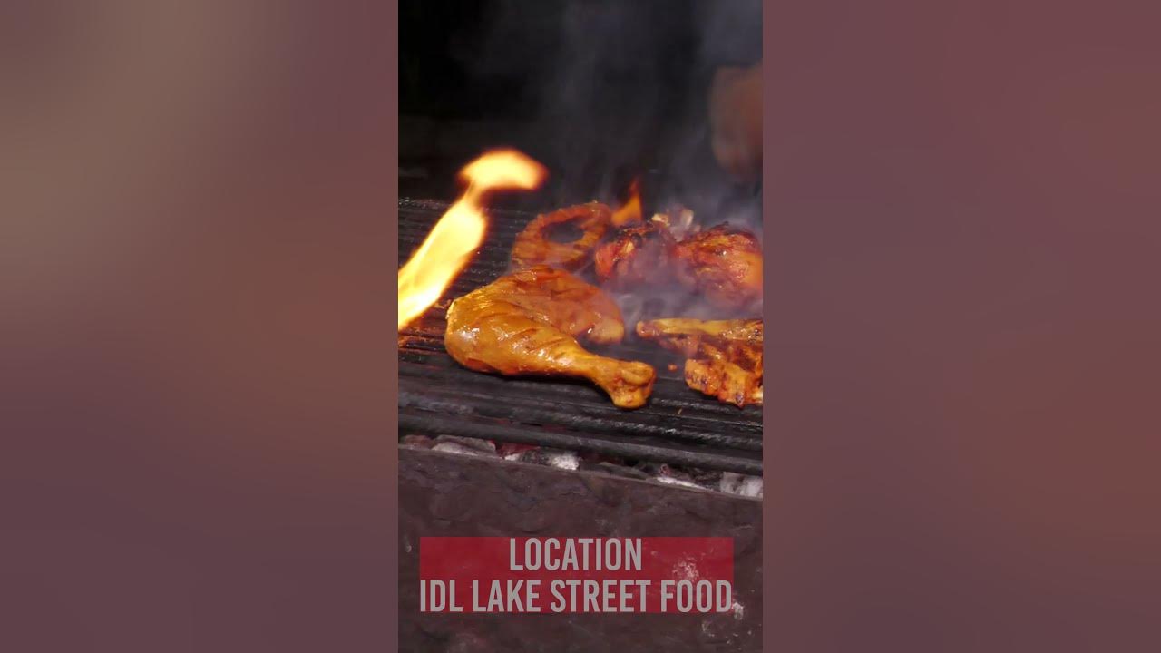 Smoky And Juicy Grilled Chicken At Idl Lake Street Food