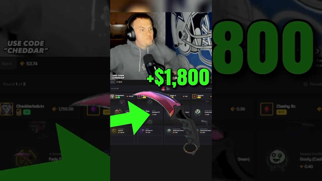 I PULLED A KARAMBIT FADE! INSANE CS2 SKIN! 