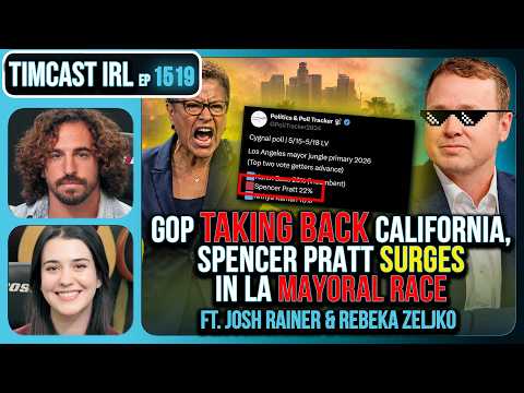 Thumbnail for GOP Taking BACK California, Spencer Pratt SURGES In LA Mayoral Race | Timcast IRL