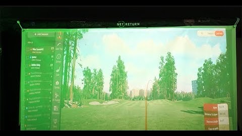 Sim Screen Attachment for Golf Simulators - The Net Return