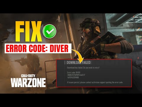 How to Fix Call Of Duty Warzone Diver Error on PC | Download Has Failed Error