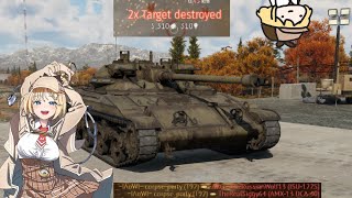 I got a double kill with this deformed tank | T92 War Thunder