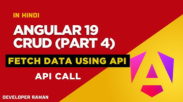 Angular 19 CRUD (Part 4) | Fetch Data from API using JSON Server