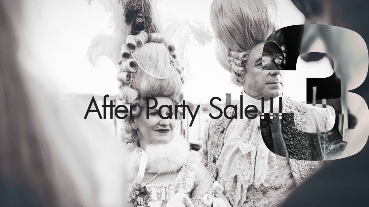 Just white after party sale 2018 promo