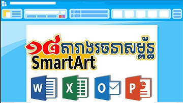មេរៀនទី១៨ សង់រចនាសម្ព័ន្ធ (SmartArt) Microsoft Word