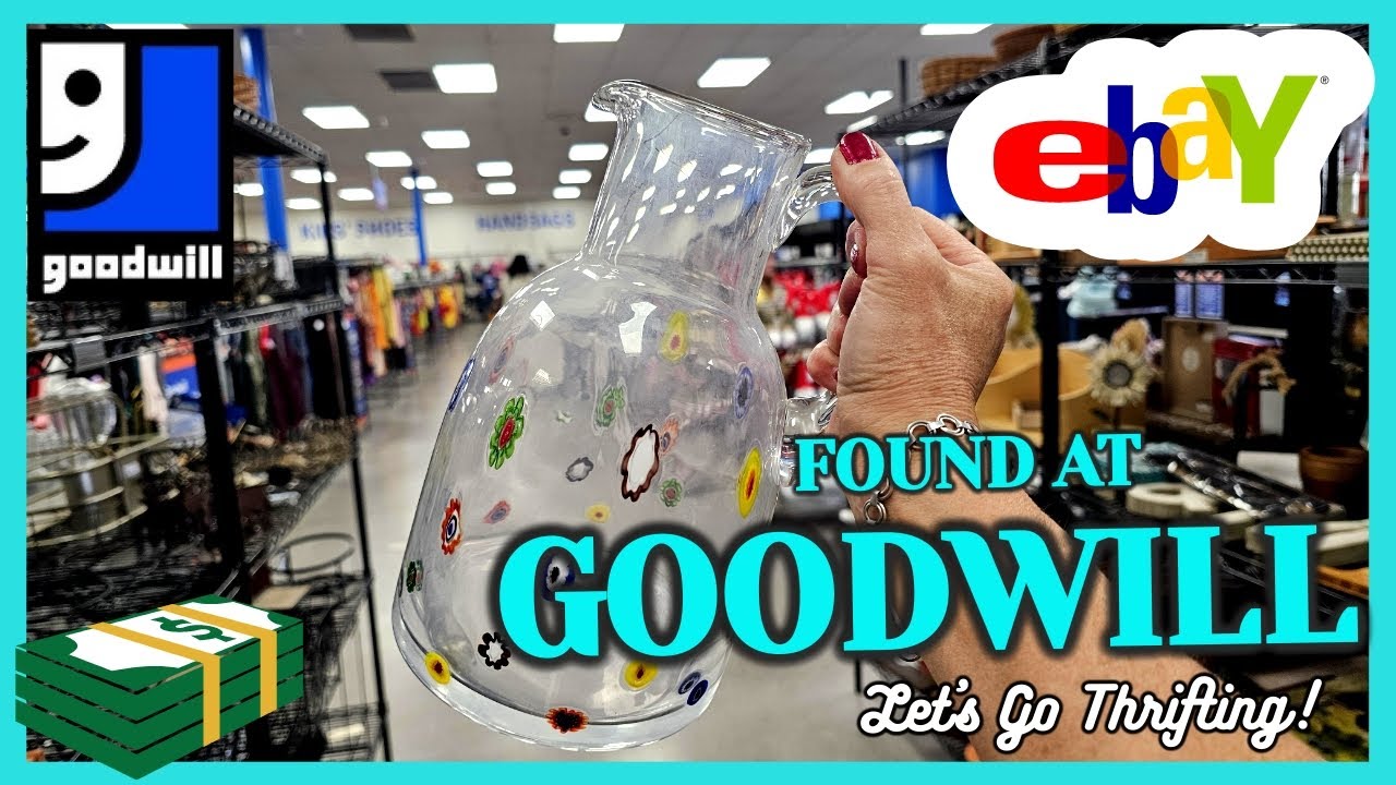 New GOODWILL was a GOLD MINE! Murano Glass for... GUESS HOW MUCH? / THRIFT WITH ME NOW in LAS VEGAS