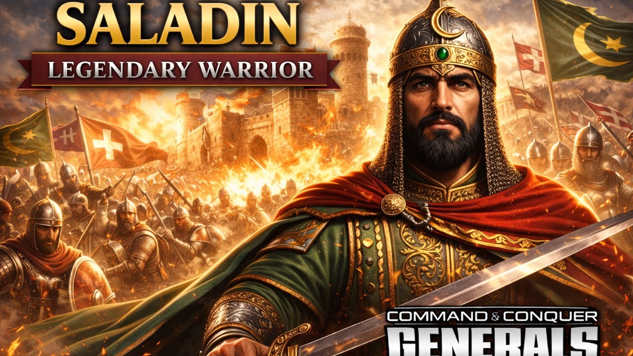 Command & Conquer: Generals–Zero Hour. Playing using Saladin strategies and tactics.