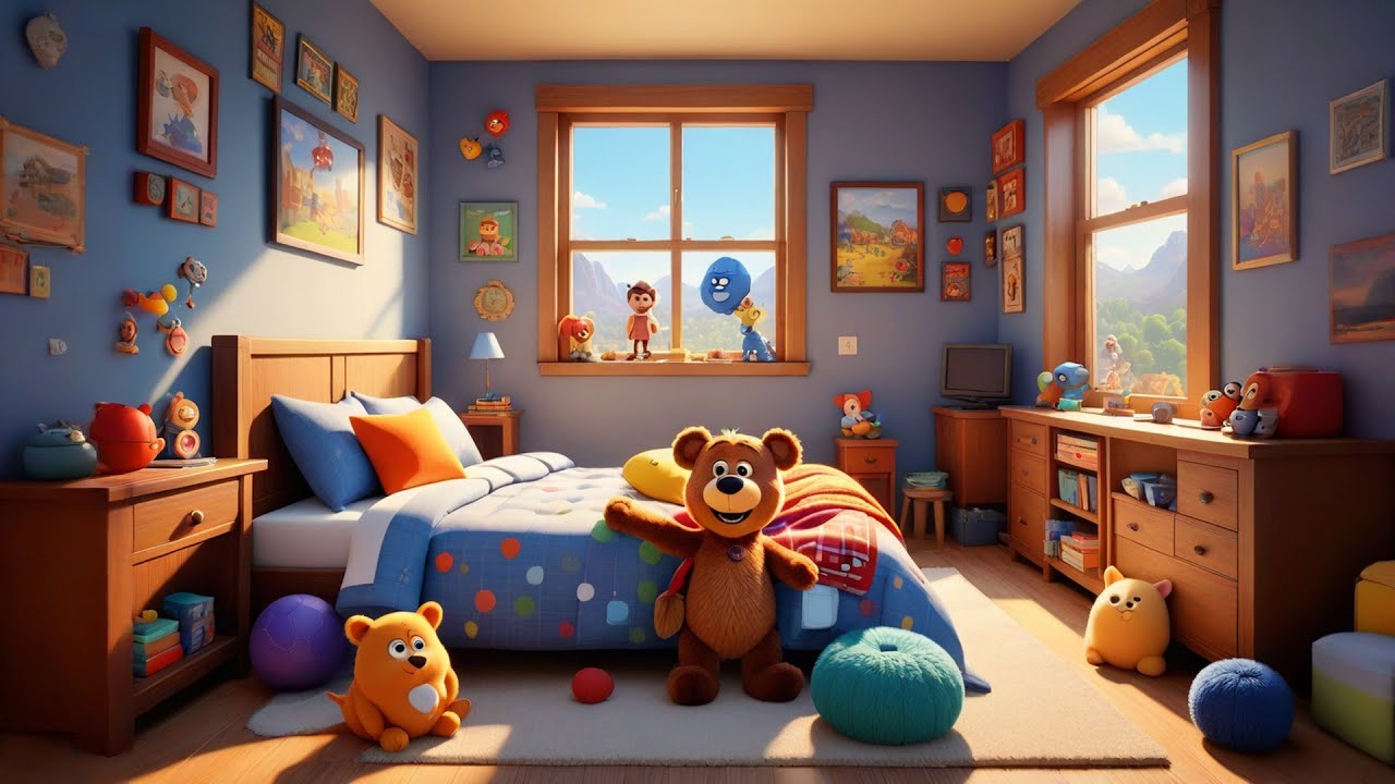 Teddy’s Cozy Bedtime Song 🧸🌙 | Soothing Story for Kids | Bedtime ...
