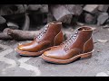 Renav goods boots in cognac shinki horsebutt