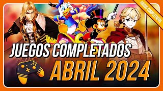 Juegos Completados Abril 2024 - POCO SWITCH y MUCHO RETROOO