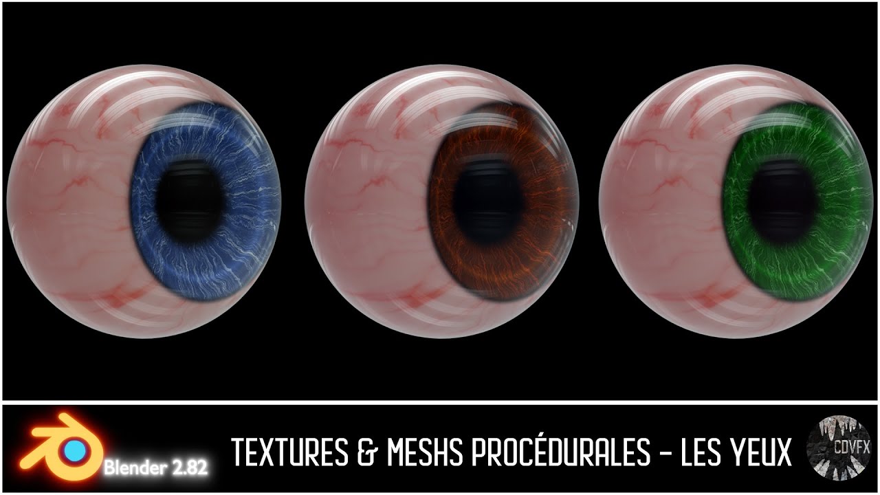 Blender -Modélisation Procédurale - Les Yeux