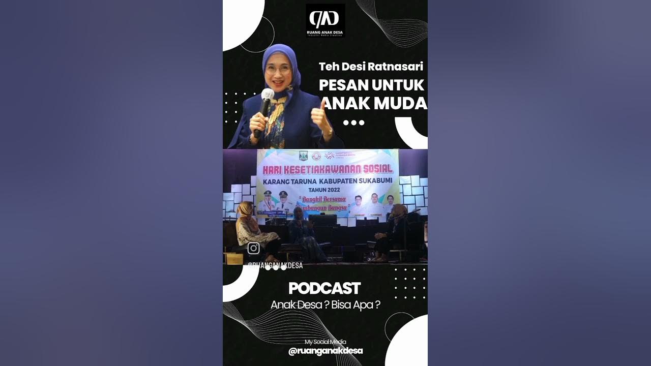 Pesan Dari Teh Desy Ratnasari #desyratnasari #artist #anakdesabisaapa #