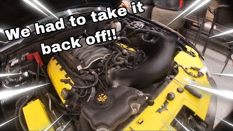 Installing a JLT intake!! On a Mustang GT