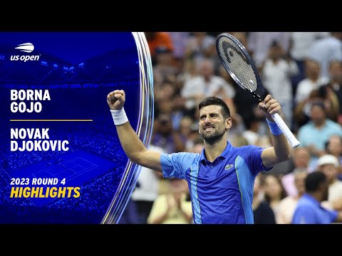 Borna Gojo vs. Novak Djokovic Highlights | 2023 US Open Round 4