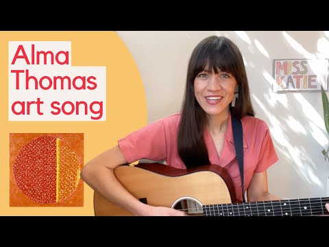 Alma's Art! | Sing Learn About Alma Thomas | For Kids